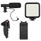 Wholesale-Monster MSV71002MWT Multi-White LED Recording Mount: 3-In-1 Handheld/Tripod With Mic-Electro Vision Inc