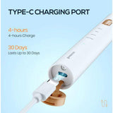 Wholesale-Mornwell T32 Power Toothbrush White-Smart Toothbrush-Electro Vision Inc
