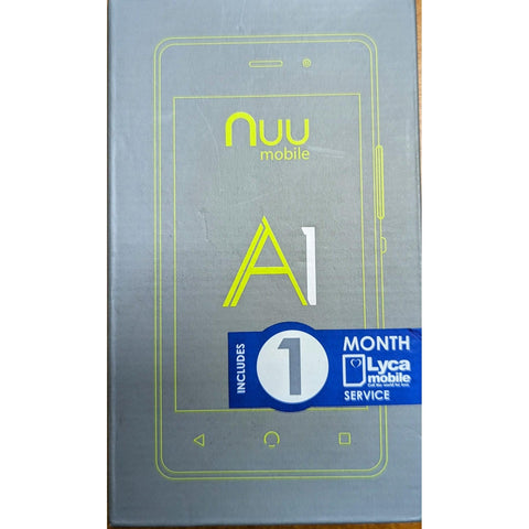 Wholesale-NUU CELL PHONE A1 - 4INCH DUAL SIM - WITH CASE AND TEMPERED GLASS-cellphone-Electro Vision Inc