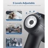 Wholesale-Naipo MGG-2103 Handheld Massage Gun - Pain Relief for Deep Muscle Body Tissue-Massager-Electro Vision Inc