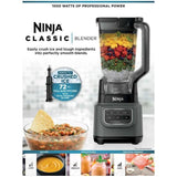 Wholesale-Ninja BE200 Classic Blender 1000W 72oz 3-Speed - Dark Gray-Blender-Electro Vision Inc