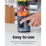 Wholesale-Ninja Blast BC151BM Portable Blender 18 OZ - Blue-Portable Blender-Electro Vision Inc