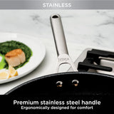 Wholesale-Ninja C63000 Foodi NeverStick Stainless 8-Inch, 10.25-Inch, & 12-Inch Fry Pan Set-Pan Set-Electro Vision Inc
