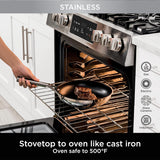 Wholesale-Ninja C63000 Foodi NeverStick Stainless 8-Inch, 10.25-Inch, & 12-Inch Fry Pan Set-Pan Set-Electro Vision Inc