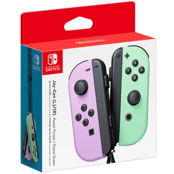 Wholesale-Nintendo Switch Joy-Con (L/R) Purple + Green Controllers-Switch Controller-Electro Vision Inc