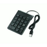 Wholesale-ONN ONA19HO044 USB Numeric Keypad 18-Key 4.43ft Cable-Numeric Keypad-Electro Vision Inc