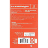 Wholesale-ONN USB Numeric Keypad for Laptops, Model 10009053-Electro Vision Inc