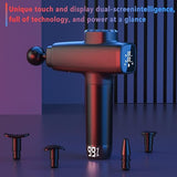 Wholesale-ORIbox MassageGun Percussion Massage Gun with Multiple Heads and Carrying Case-Electro Vision Inc