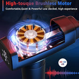 Wholesale-ORIbox MassageGun Percussion Massage Gun with Multiple Heads and Carrying Case-Electro Vision Inc