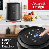 Wholesale-Okaysou D430 Air Fryer Dance 430 4.3 Quart, Black-Air Fryer-Electro Vision Inc