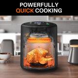 Wholesale-Okaysou D430 Air Fryer Dance 430 4.3 Quart, Black-Air Fryer-Electro Vision Inc