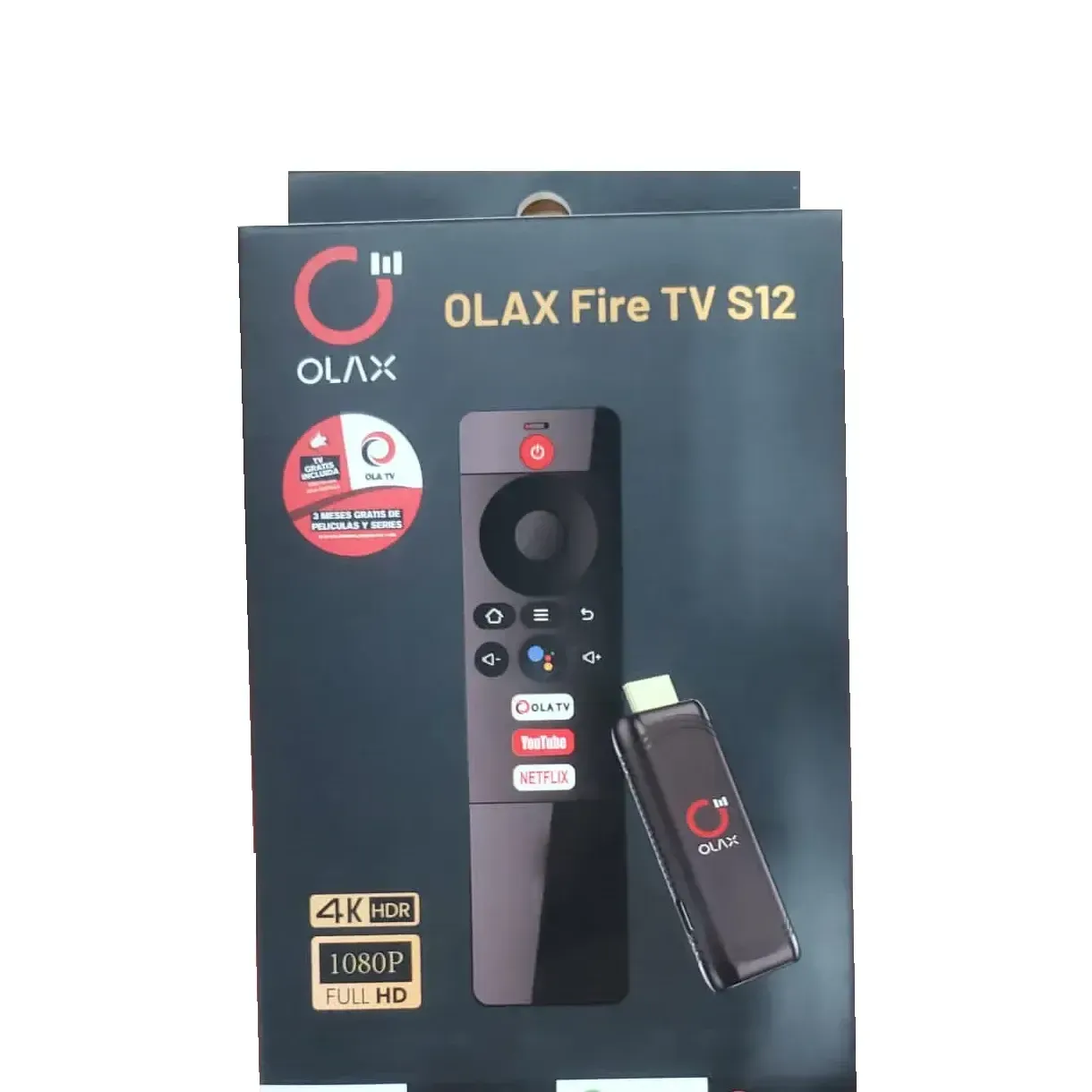 Wholesale-Olax FireTVS12 Fire TV S12 4K Black-Electro Vision Inc