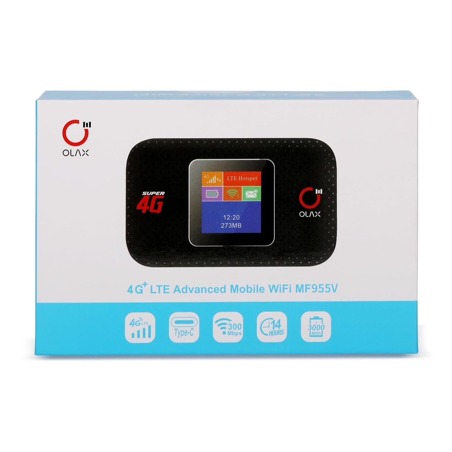 Wholesale-Olax MF955V Hotspot 4g LTE Advance Mobile WiFi Hotspot-Hotspot-Electro Vision Inc