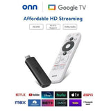 Wholesale-Onn Full HD Streaming Device, Google TV - Fast Streaming, 8GB Storage, 1.5GB RAM, Remote with Voice Control-Streaming Stick-Electro Vision Inc