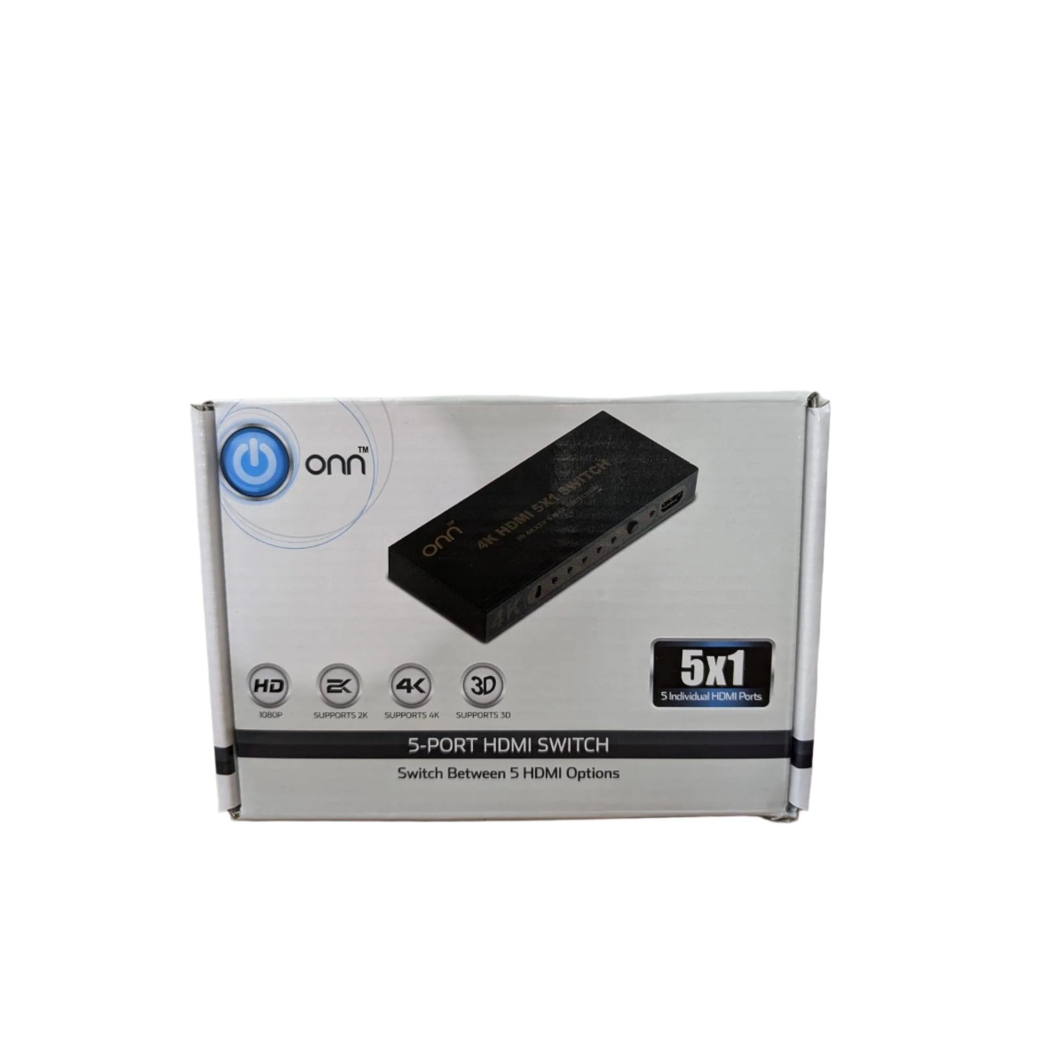 Wholesale-Onn ONB17AV008E Bi-Directional HDMI Switch 4K 2x1/1x2-HDMI Splitters & Switches-Electro Vision Inc