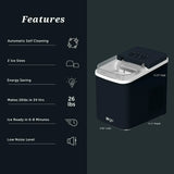 Wholesale-Orgo RGS4501 Products The Sierra Countertop Ice Maker, 26 Lbs-Electro Vision Inc