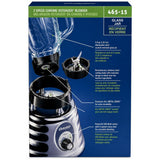 Wholesale-Oster 465015 Chrome Blender Glass Jar 6-cup-Blender-Electro Vision Inc