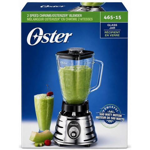 Wholesale-Oster 465015 Chrome Blender Glass Jar 6-cup-Blender-Electro Vision Inc