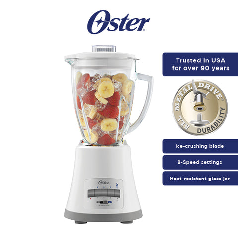 Wholesale-Oster BLSTMP Plastic Jar Blender 8 Speed-Electro Vision Inc