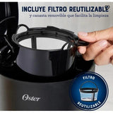 Wholesale-Oster BVSTDCS51B Coffee Maker, 5 Cup Capacity with Reusable Filter-Coffee Maker-Electro Vision Inc