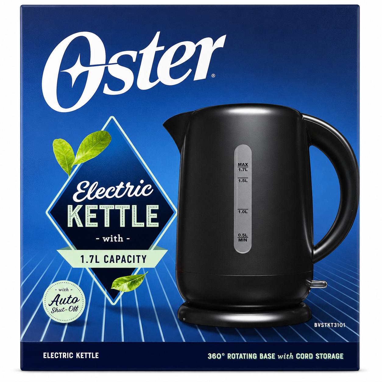 Wholesale-Oster BVSTKT3101-013 Tea Kettle 1.7L-Electric Kettles-Electro Vision Inc