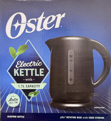 Wholesale-Oster BVSTKT3101 Tea Kettle 1.7L Black-Kettle-Electro Vision Inc