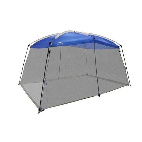 Wholesale-Ozark Tent Trail 13' x 9' Screen House, Blue-Electro Vision Inc