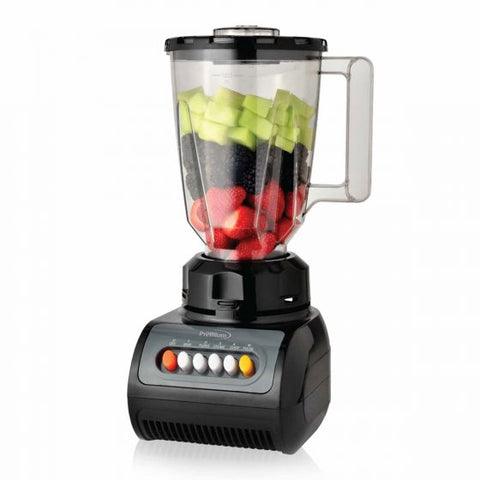 Premium PB323BK Pulse Blender Black Plastic jar 4-Speed