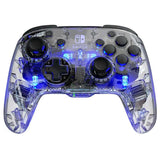 Wholesale-PDP 137-NA Afterglow LED Wireless Deluxe Gaming Controller; Multicolor - Nintendo Switch - Transparent-Game Controllers-Electro Vision Inc