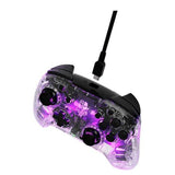 Wholesale-PDP 137-NA Afterglow LED Wireless Deluxe Gaming Controller; Multicolor - Nintendo Switch - Transparent-Game Controllers-Electro Vision Inc