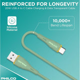 Wholesale-PHILCO FLC2608CG USB-A to TYPE C, 1.2M-USB Adapter-Electro Vision Inc