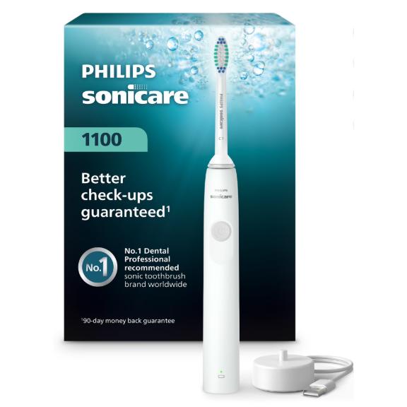 Wholesale-PHILIPS HX3641/02 Sonicare 1100 Power Rechargeable Electric Toothbrush - White, Grey-Rechargeable Toothbrush-Electro Vision Inc