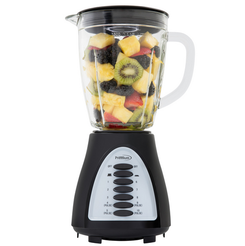 Wholesale-PREMIUM PB380 BLENDER 10 SPEED+PULSE GLASS JAR-Electro Vision Inc