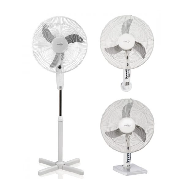 Wholesale-Premium PFS1623 Fan Stand 16" 3 in 1-Fans-Electro Vision Inc