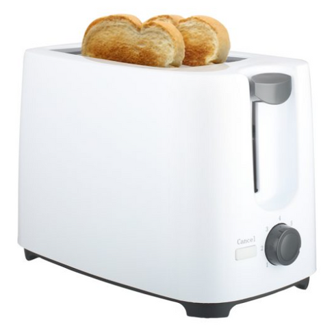 Wholesale-PREMIUM PT231 TOASTER 2 - SLICE WHITE-Electro Vision Inc