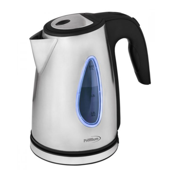 Wholesale-Premium PTK5179 Tea Kettle Cordless 1.7 L S.S-Tea Kettle-Electro Vision Inc