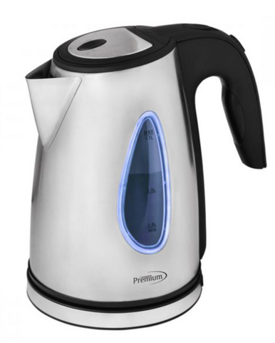 Wholesale-PREMIUM PTK5179 TEA KETTLE CORDLESS 1.7 L S.S-Electro Vision Inc