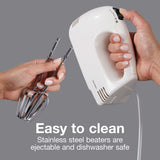Wholesale-PROCTOR SILEX 62515 HAND MIXER WHITE-Food Mixers & Blenders-Electro Vision Inc