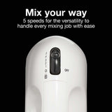 Wholesale-PROCTOR SILEX 62515 HAND MIXER WHITE-Food Mixers & Blenders-Electro Vision Inc