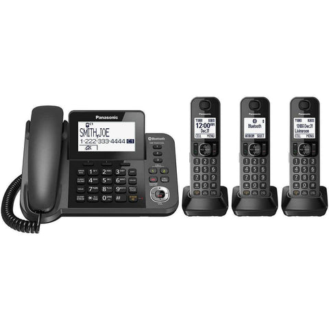 Wholesale-Panasonic Corded Phone 3 Handset With Answering Machine Refurbished-Electro Vision Inc
