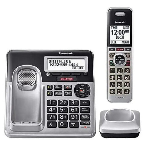 Wholesale-Panasonic KXTG994SK-R/B Bluetooth 4-Handset Phone Bundle - CERTIFIED REFURBISHED-Electro Vision Inc