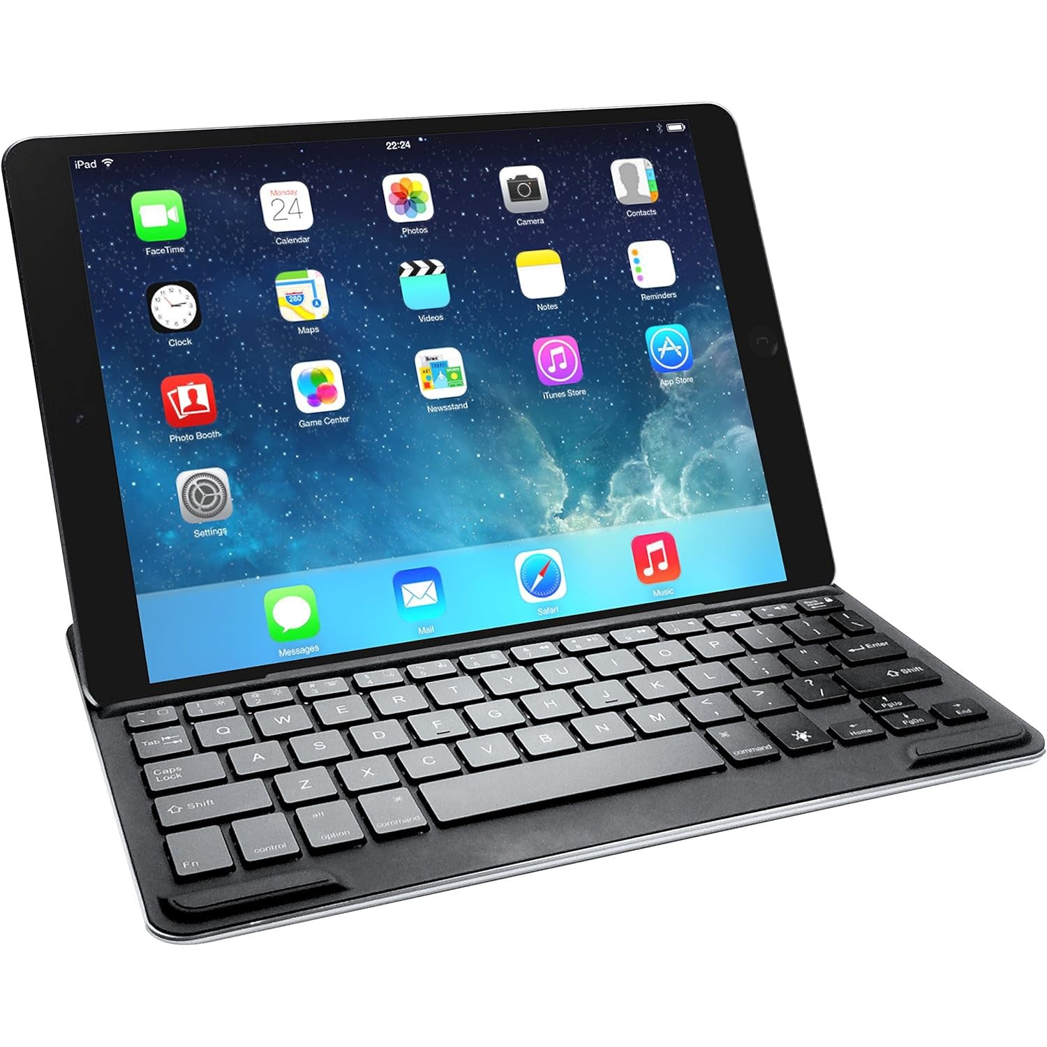 Wholesale-Patriot Keylite PCTCKLIAG Black Bluetooth Wireless Mini Keyboard for iPad Air-Wireless Keyboard-Electro Vision Inc