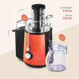 Wholesale-Peach Street 1401 Centrifugal Juicer 700W Juice Extractor Juicing Machine Stainless Steel-Electro Vision Inc