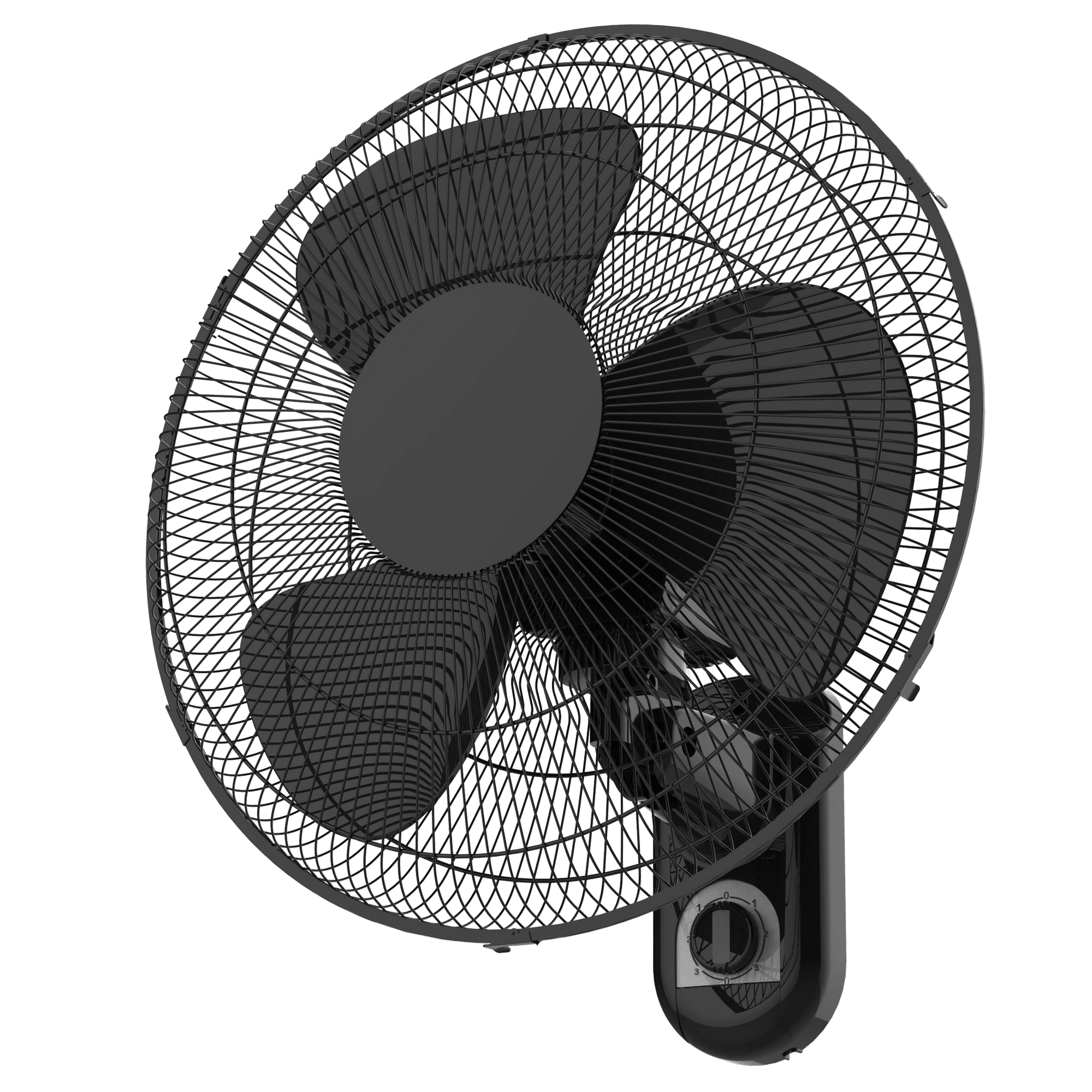 Wholesale-Pelonis PFW40HRA4AN-R/B Wall Mount Fan with Remote 16" - CERTIFIED REFURBISHED-Electro Vision Inc