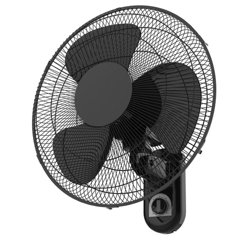 Wholesale-Pelonis PFW40HRA4AN-R/B Wall Mount Fan with Remote 16" - CERTIFIED REFURBISHED-Electro Vision Inc
