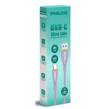 Wholesale-Philco FLC2608CP USB-A to TYPE-C, 1.2M-USB Cable-Electro Vision Inc