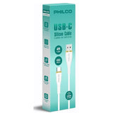 Wholesale-Philco FLC2608CW USB-A to TYPE-C, 1.2M-USB Cable-Electro Vision Inc