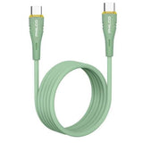 Wholesale-Philco FLC2610G USB-C TO USB-C TPE, 1.2M - Green-USB Cable-Electro Vision Inc