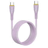 Wholesale-Philco FLC2610P USB-C to TYPE-C Cable TPE - Purple-USB Cable-Electro Vision Inc