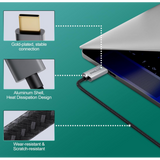 Wholesale-Philco PAH1314C-GY USB-C to HDMI Cable 6ft, 4K, 60Hz MacBook/iPad Compatible (Black)-USB-C Cable-Electro Vision Inc